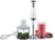 Set Blender 3 in 1 Sonifer SF-8044 cu putere 500W, Mixer vertical, functie Turbo, Multifunctional, alb