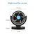 Ventilator Auto Dublu, 10W, 2 Trepte de Viteza, Rotire 360°, Silentios