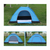 Cort camping cu deschidere automata pop-up, impermeabil, protectie UV, 2 usi