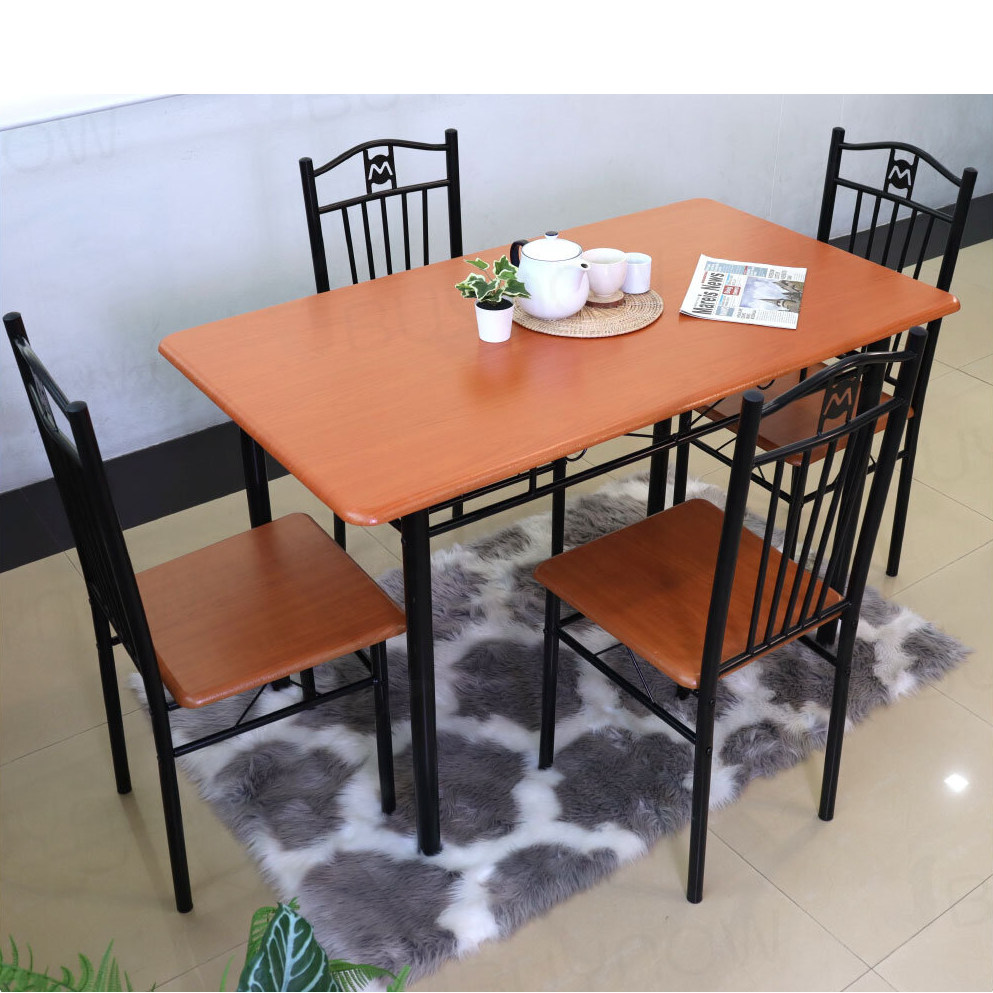 Set dining/bucatarie, masa cu 4 scaune, 120x70x75 cm