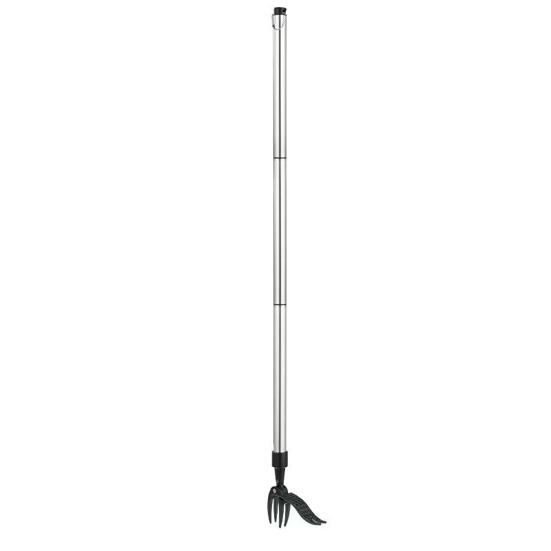 Instrument pentru extragere buruieni, Aluminiu/Otel, 100 cm, Argintiu