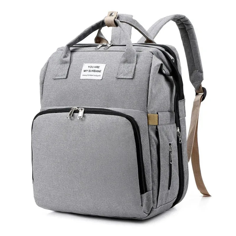 Geanta-Rucsac tip patut extensibil pentru copii, multifunctional, impermeabil, buzunare multiple, atasare la carucior