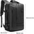 Rucsac laptop Oxford, rezistent la apa, compartiment vacuum, capacitate mare, USB, negru