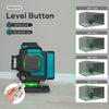 Kit Nivela Laser, autonivelare, telecomanda, trepied, linii verzi, 4x360°