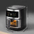 Friteuza cu aer cald, Air Fryer 8L, 1350W, afisaj digital LCD color, Touch control, otel inoxidabil