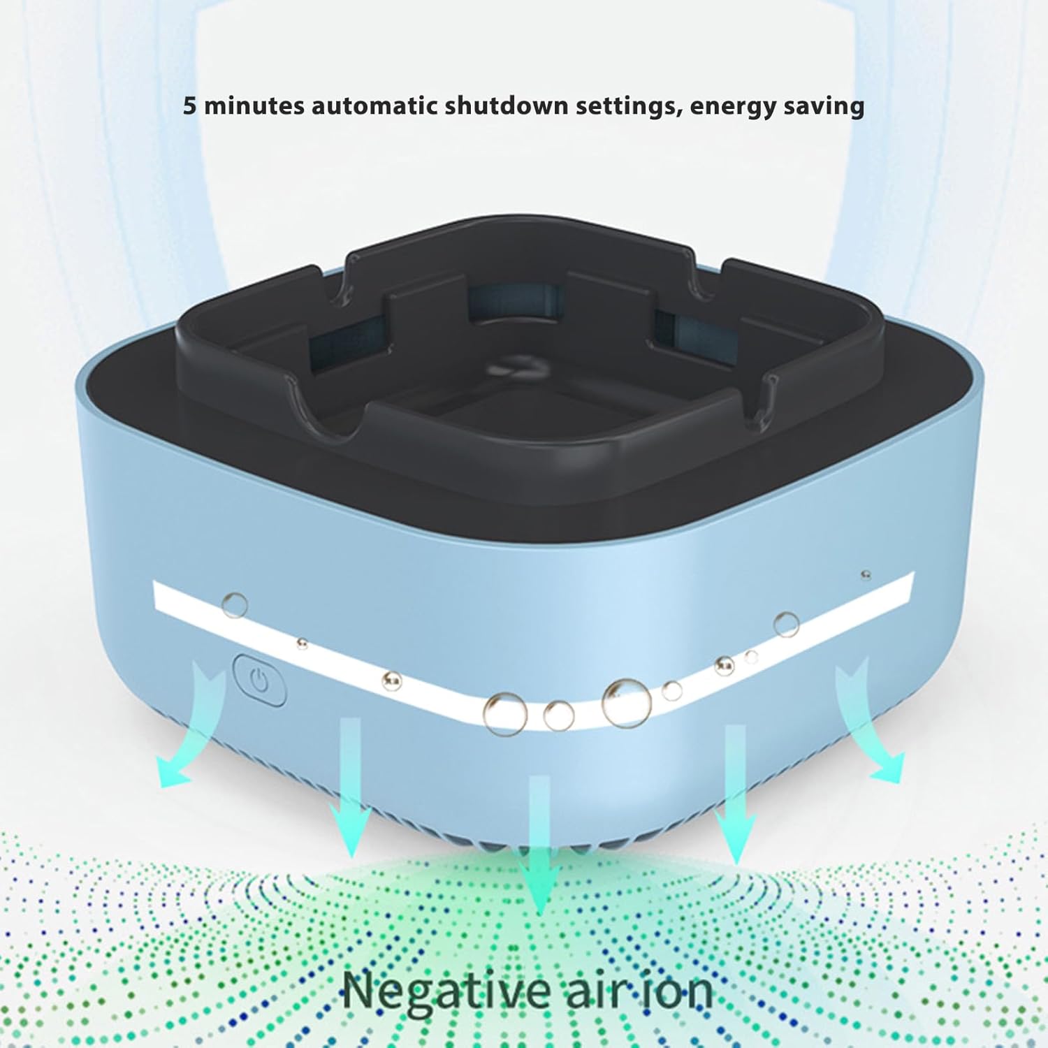 Scrumiera electrica inteligenta, cu aspiratie