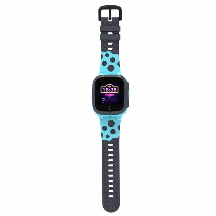 Ceas smartwatch LT25 pentru copii, cu GPS, 4G, monitorizare de la distanta, 1.4 inch, temperatura copil, apel video, camera HD, Android, buton SOS, bluetooth, wifi, rezistent la apa, blocare apel, Albastru