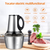 Tocator electric carne si legume, 4 lame inox, 2 viteze, capacitate mare, bol inox