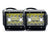 Set 2 Proiectoare LED Auto Off Road, 20 LED-uri, 60W, Dreptunghiulare