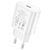 Incarcator retea HOCO, N22 PD25W Quick Charge, 25W, 1 X USB Tip-C, cablu Lightning, Alb