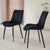 Scaun de dining din catifea, design nordic, aspect minimalist