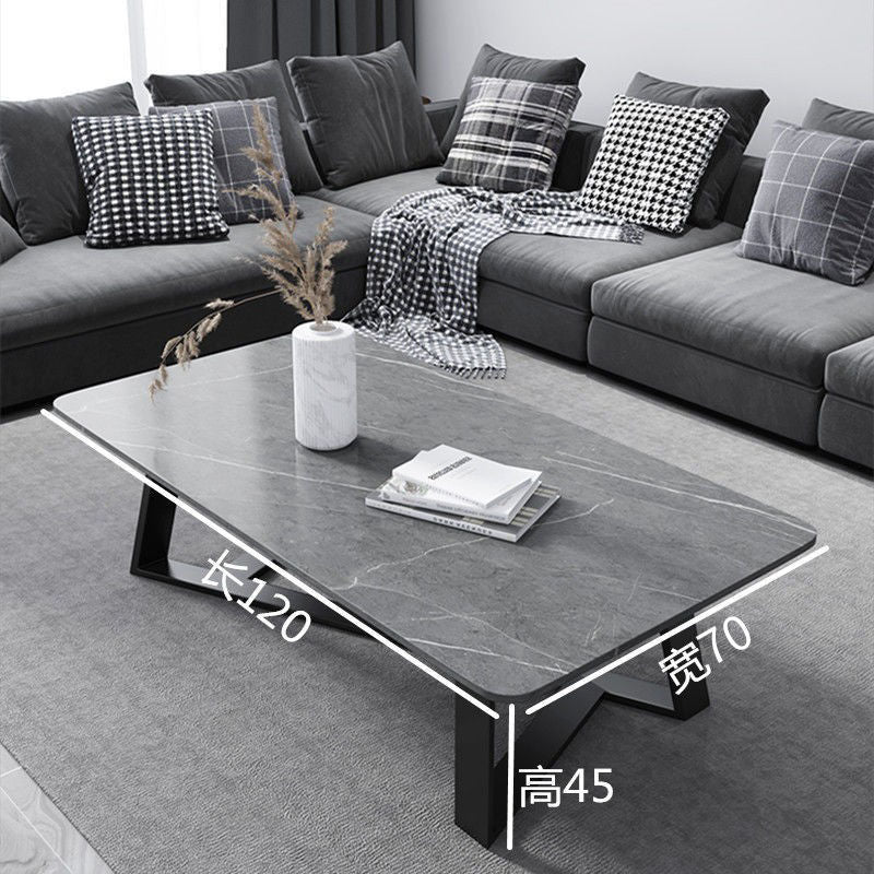 Masa cafea pentru living room, blat MDF, picioare metal in X