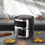 Friteuza cu aer cald, Air Fryer 8L, 1350W, afisaj digital LCD color, Touch control, otel inoxidabil