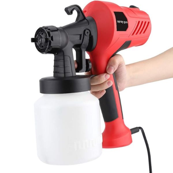 Pulverizator Electric de vopsea cu 2 acumulatori de 36v, 1000ml - 3 moduri de pulverizare, ideal pentru tavane, pereti si garduri