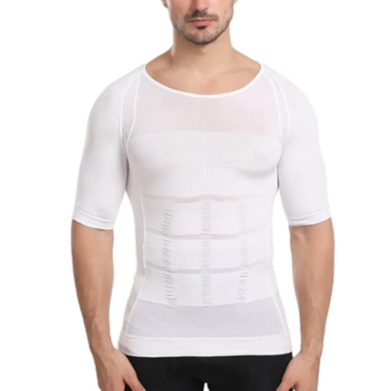 Tricou de slabit pentru barbati Slim&#39;n Lift, grad de compresie 140D