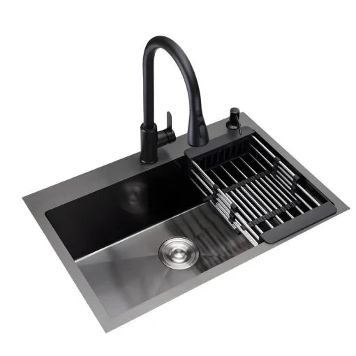 Chiuveta de Bucatarie Profesionala, Inox, 72x48x25 cm