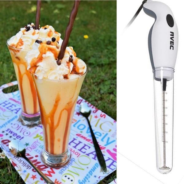 Mixer frappe portabil Avec Streamer, 25W, 80 ml