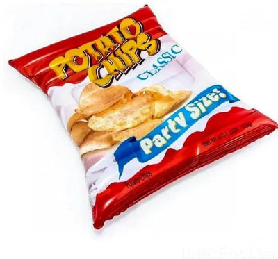 Saltea gonflabila pentru piscina, Intex 58776 potato chips, multicolor, 178 x 140 cm, pentru adulti si copii