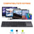 Tastatura pliabila ultra-subtire, touchpad incorporat cu 2 click-uri, wireless, compatibila cu Android, iOS, Smart TV