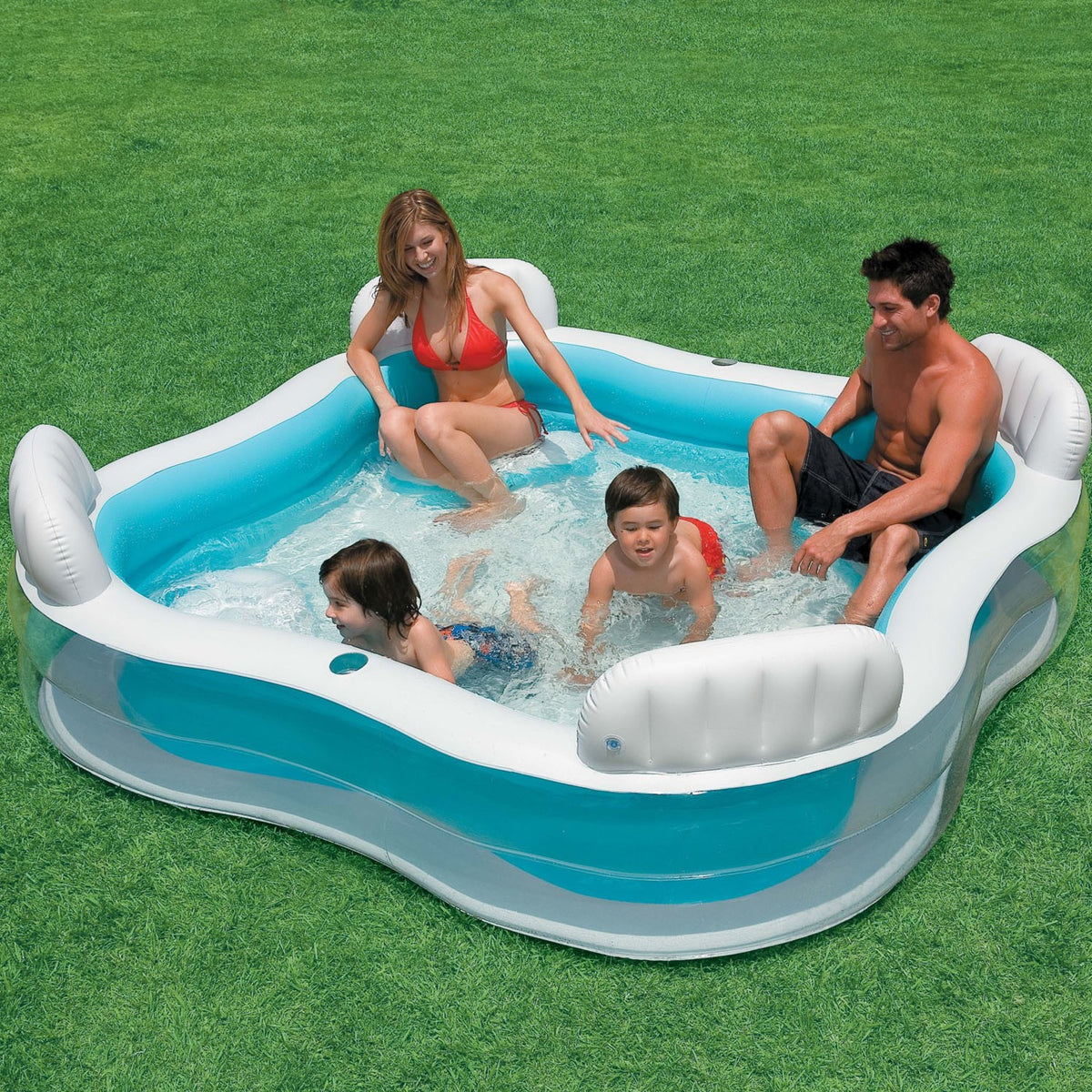 Piscina gonflabila cu 4 locuri, Intex 56475, 229x229x66 cm