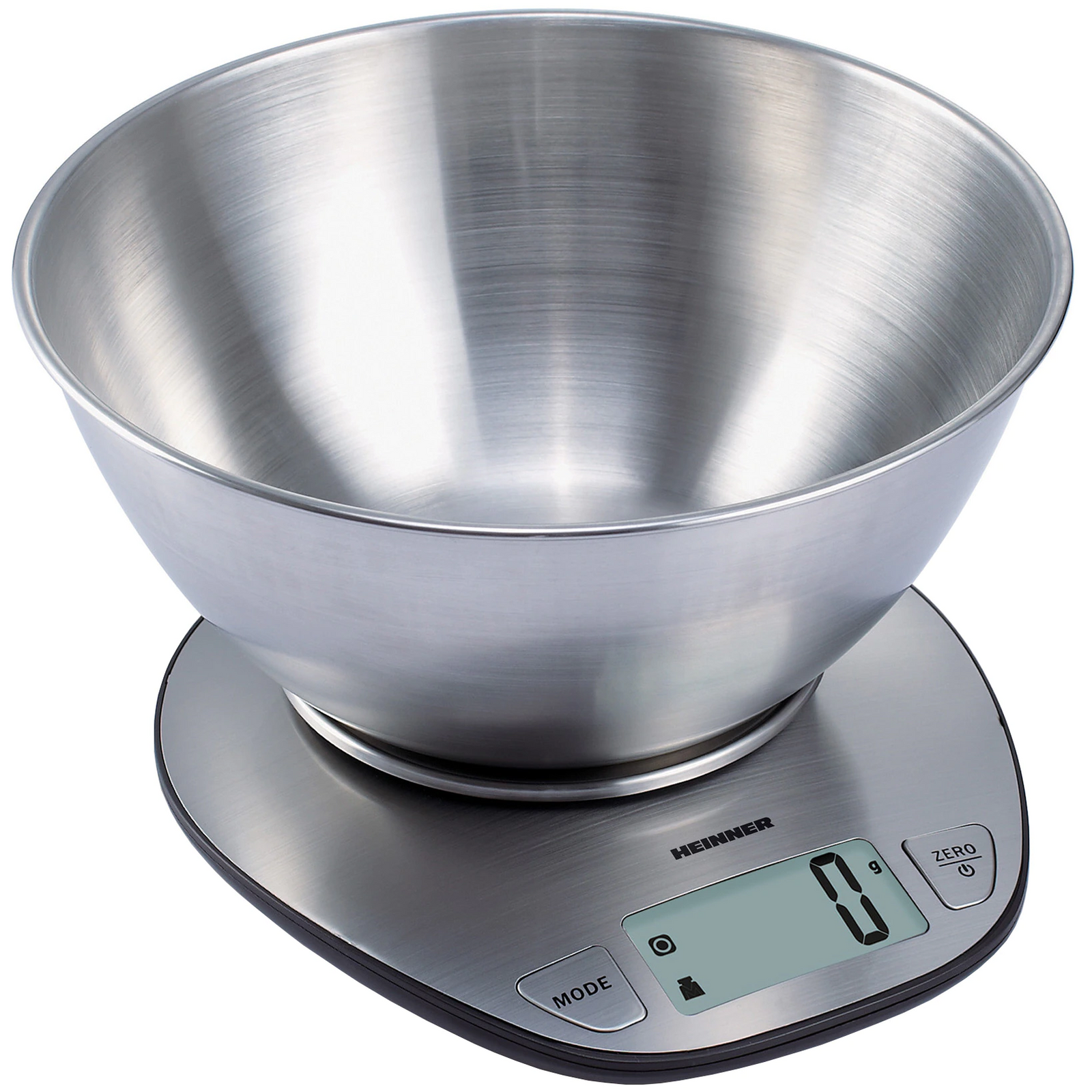 Cantar de bucatarie cu bol Heinner, bol 5kg, full inox