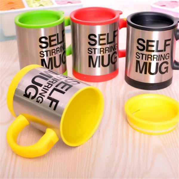 Cana cu amestecare automata Self-Stirring Mug - Tenq.ro