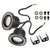 Set 2 proiectoare auto cu LED Angel Eyes, lumina alba